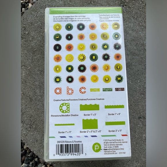 Cricut art cartridge Ribbons and Rosettes - Picture 3 of 5